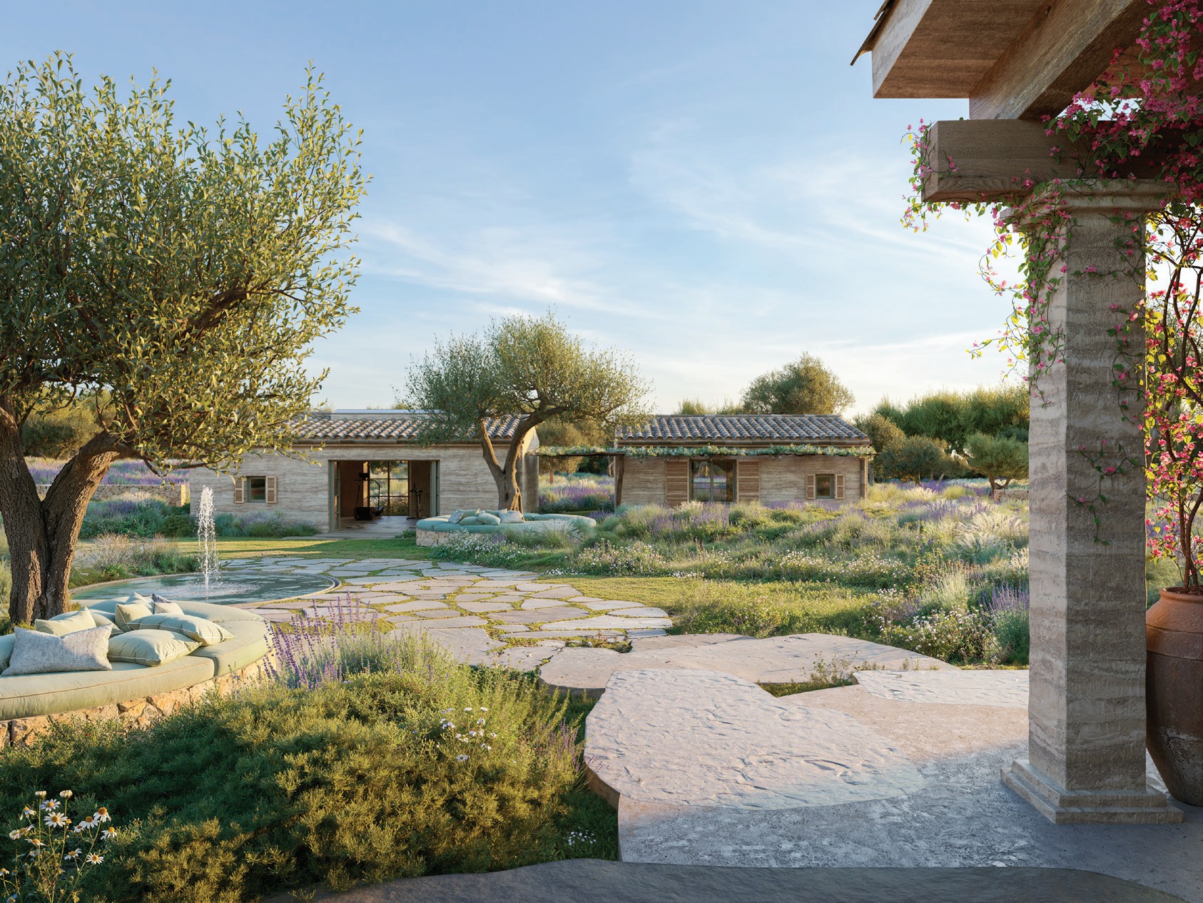 Beautiful outdoor patio space